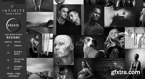 Pratik Naik - Infinite Panel Black & White for Adobe Photoshop WIN