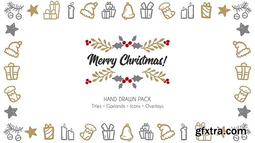 Merry Christmas - Hand Drawn Pack 143528