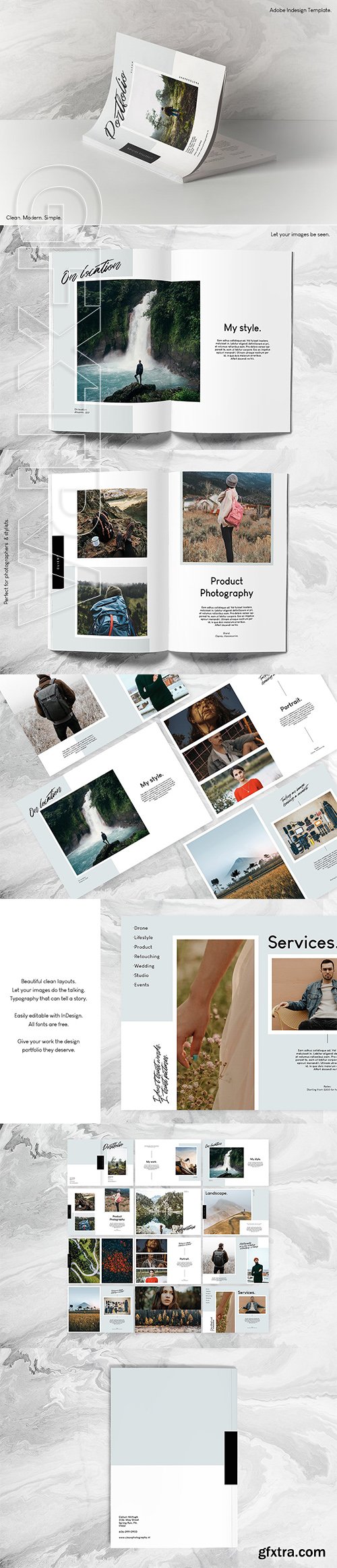 CreativeMarket - Clean - Portfolio Brochure 3370945