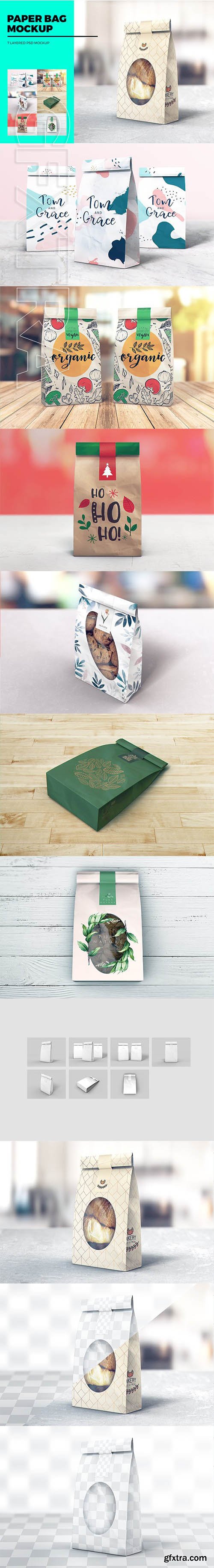 CreativeMarket - Paper Bag MockUp 3328160