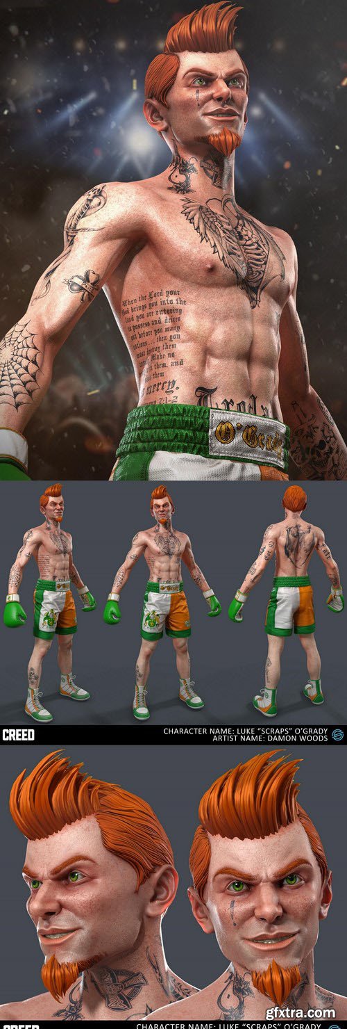 O`Grady – WWF Fighter – 3D Model