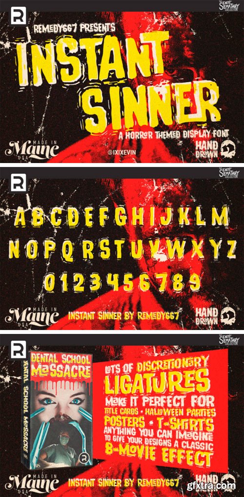 Instant Sinner Font