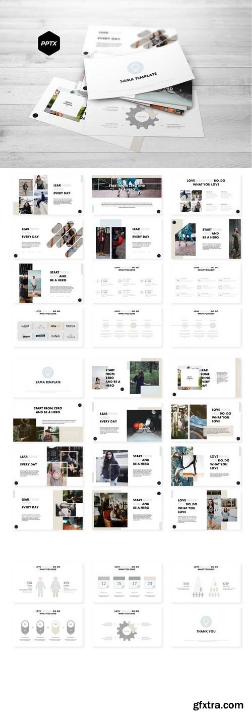 Sama - Powerpoint, Keynote, Google Sliders Templates