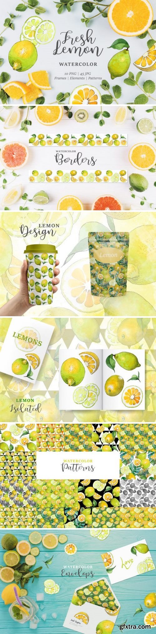 CM - Lemon Watercolor png 3358192