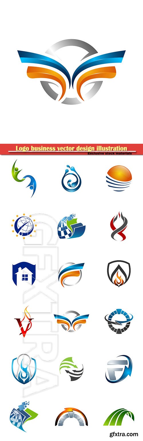 Logo business vector design illustration # 17