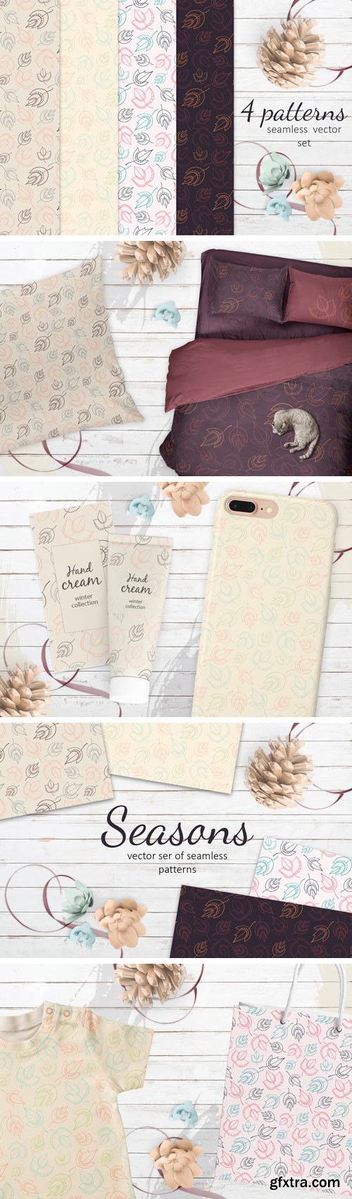 Designbundles - Seasons Patterns Collection 174301