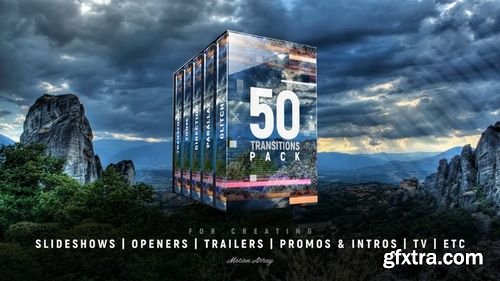 MotionArray 50 Transition Pack 43447