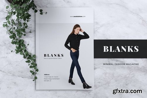 BLANKS Minimal Fashion Magazine