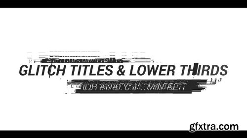 MotionArray Glitch Titles & Lower Thirds 164026