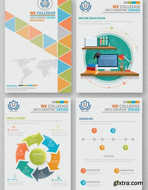 Education Infographic 17 Pages Design