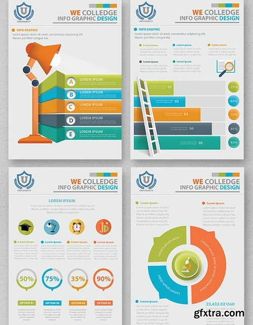 Education Infographic 17 Pages Design