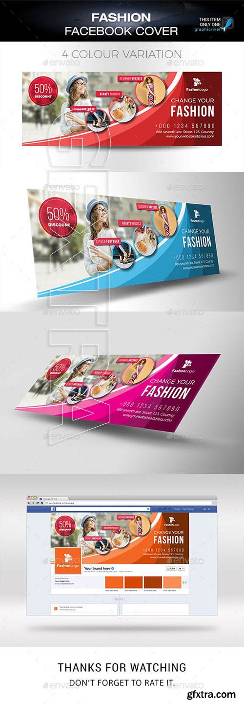 GraphicRiver - Fashion Facebook Cover 23137999