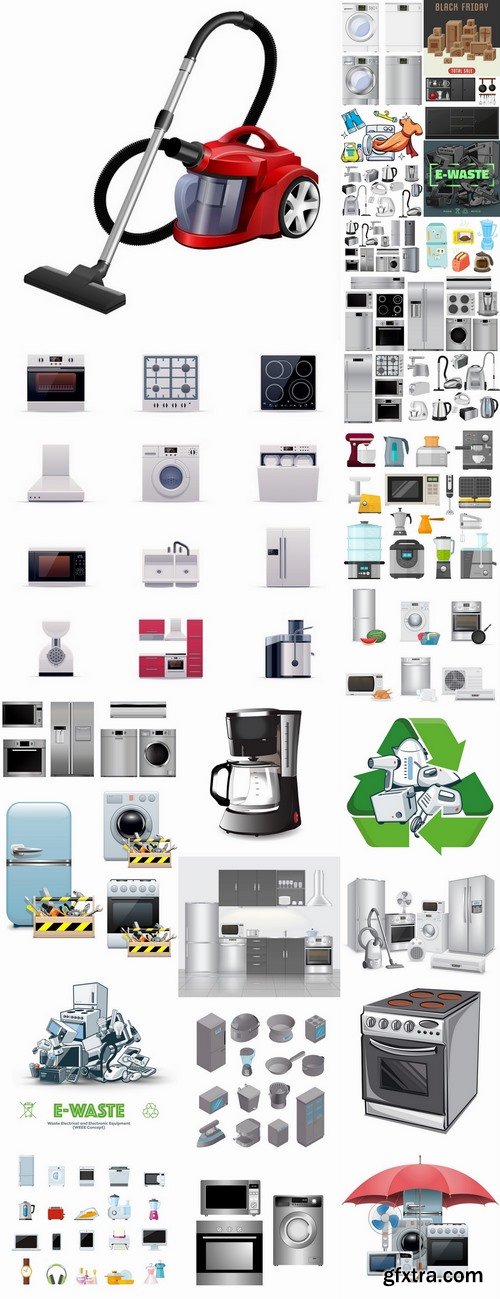 Collection of household appliances icon logo 25 HQ Jpeg