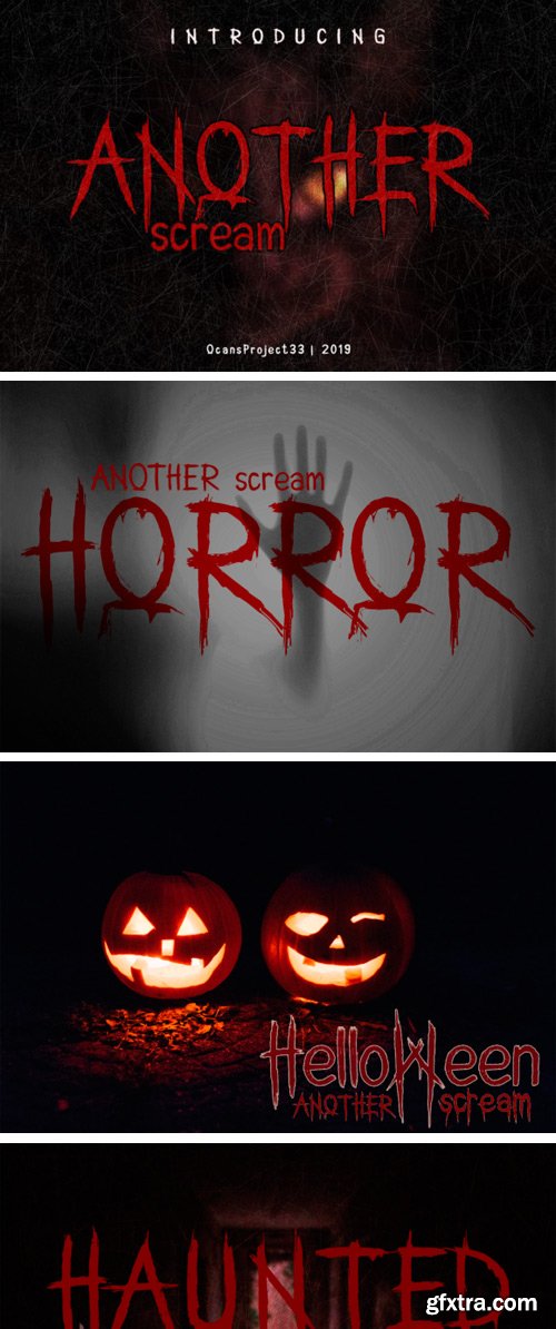 Another Scream Font