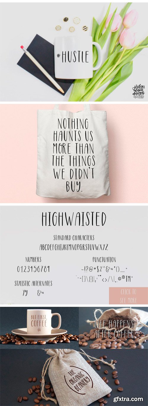 CM - Highwaisted Skinny Caps Font 2314500