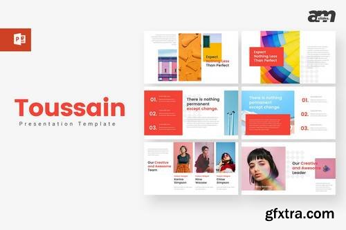 Toussain Creative - Powerpoint, Keynote, Google Sliders Templates