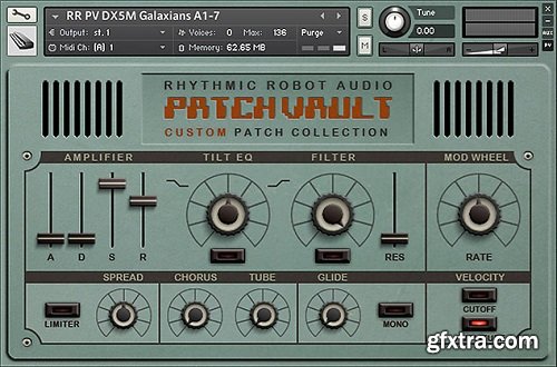 Rhythmic Robot Audio PatchVault DX5 Custom Set 1 KONTAKT