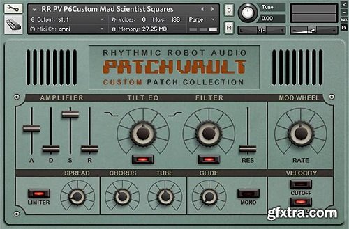 Rhythmic Robot Audio PatchVault Poly6 Custom Set 1 KONTAKT