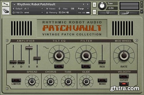 Rhythmic Robot Audio PatchVault Poly6 Factory Set A KONTAKT