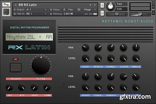 Rhythmic Robot Audio RX Latin KONTAKT