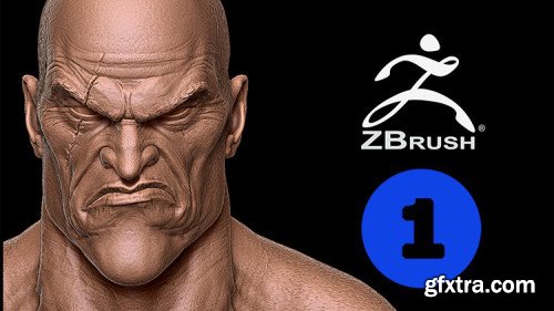 Vol. 1 Kratos in Zbrush En: Head and Body