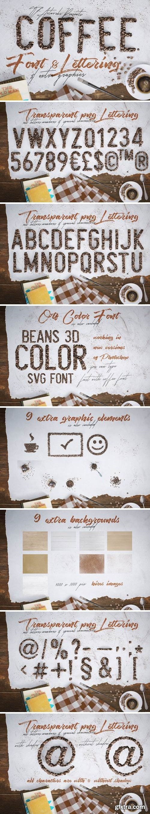 Coffee Beans - Font & Lettering