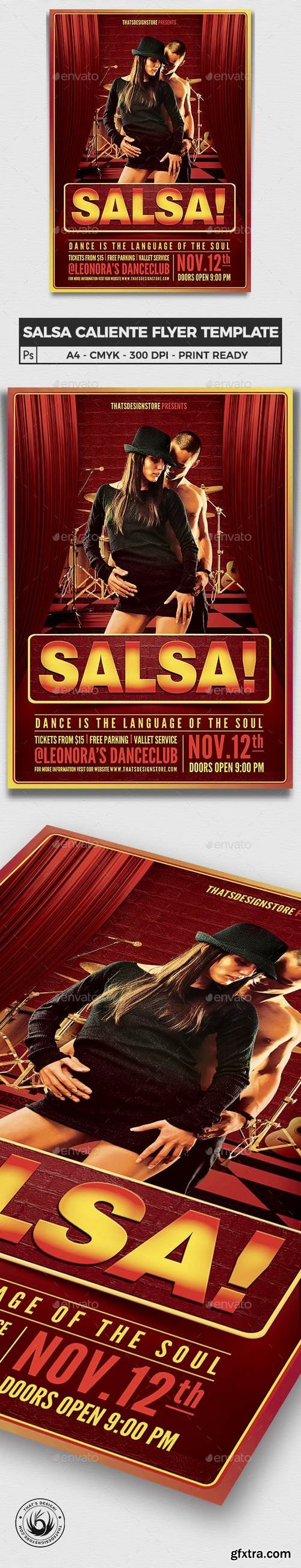 Graphicriver - Salsa Caliente Flyer Template 6251593 - Updated !