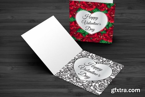 Valentine\'s Day Cards With Roses
