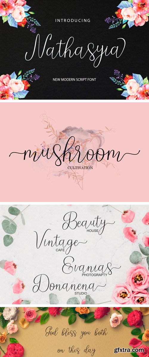 Nathasyia Script Font