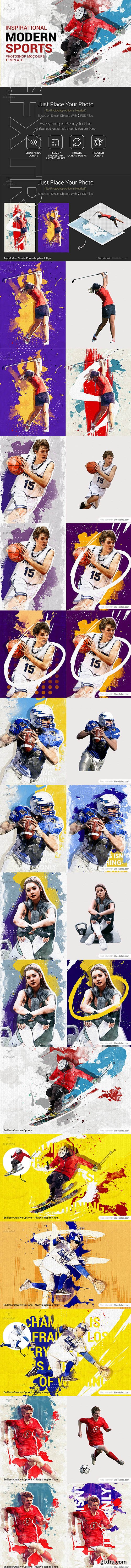 CreativeMarket - Top Modern Sports Photoshop Mock-Ups 3324367