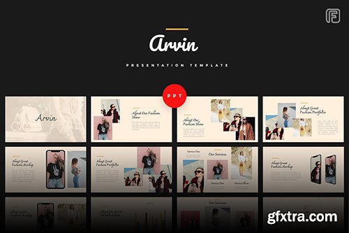 Arvin - Fashion Powerpoint, Keynote, Google Slides