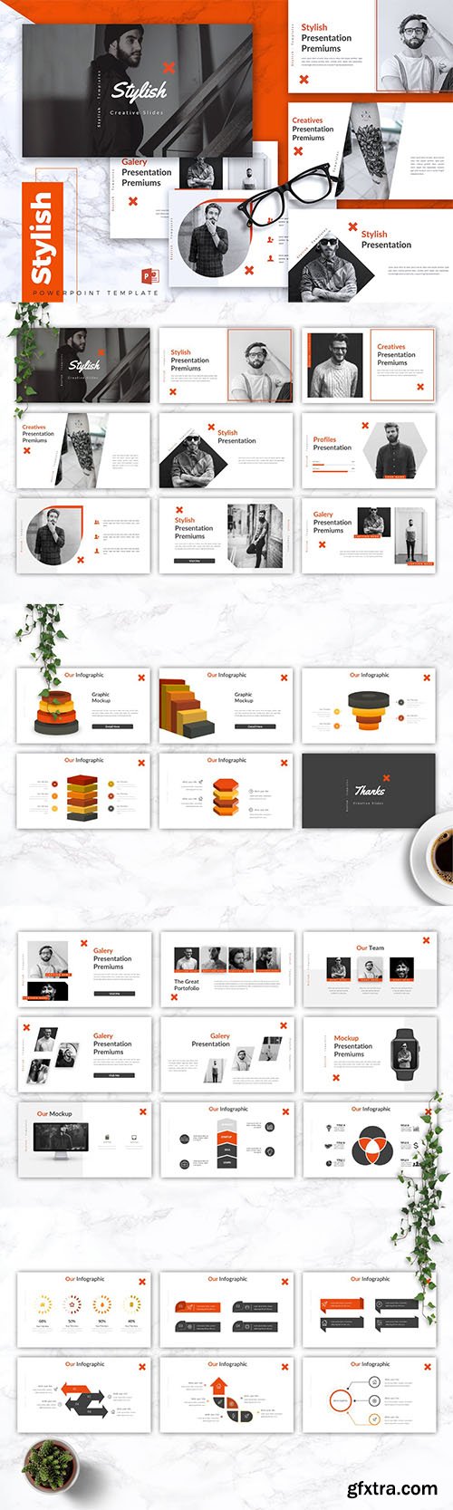 STYLISH - Powerpoint, Keynote, Google Slides