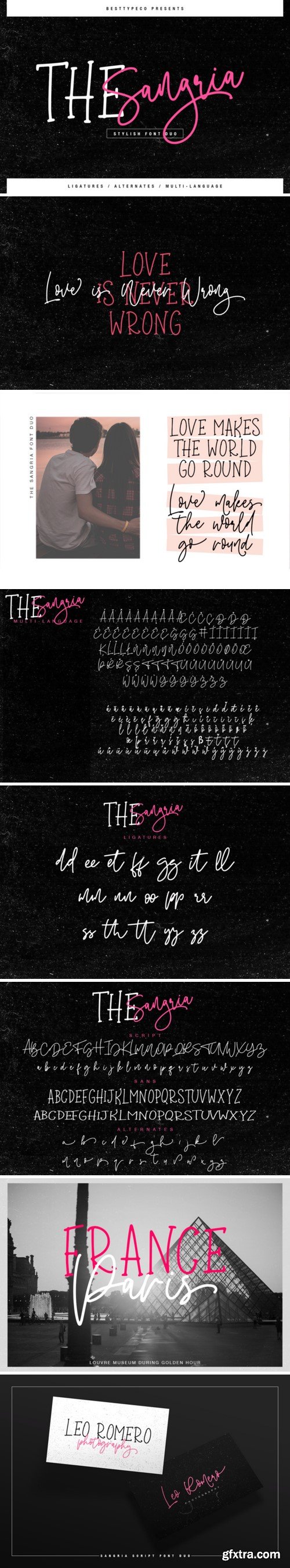 CM - The Sangria font duo 3383346