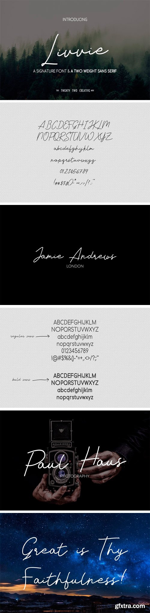 CM - Livvie - Signature & Sans Font Duo 3303132