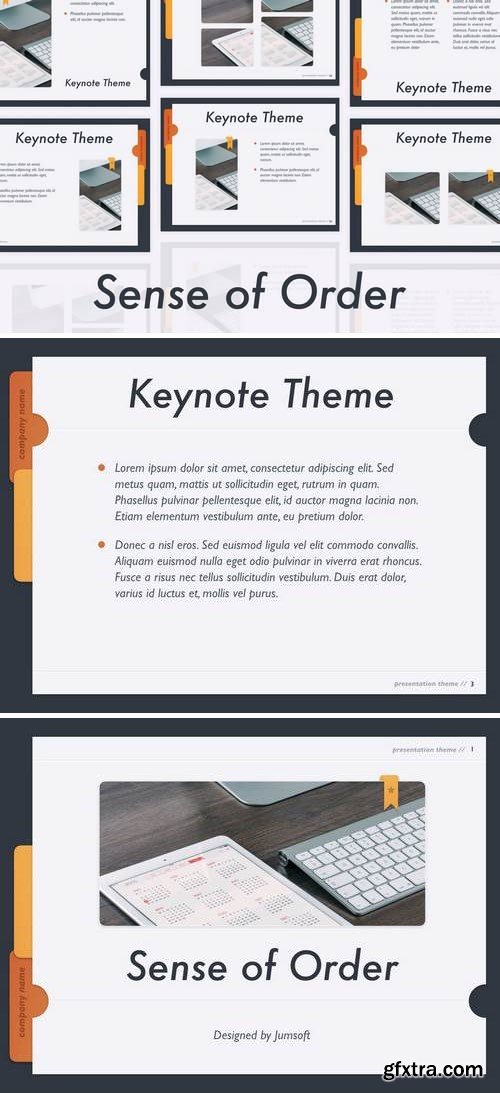 Sense of Order Keynote Template