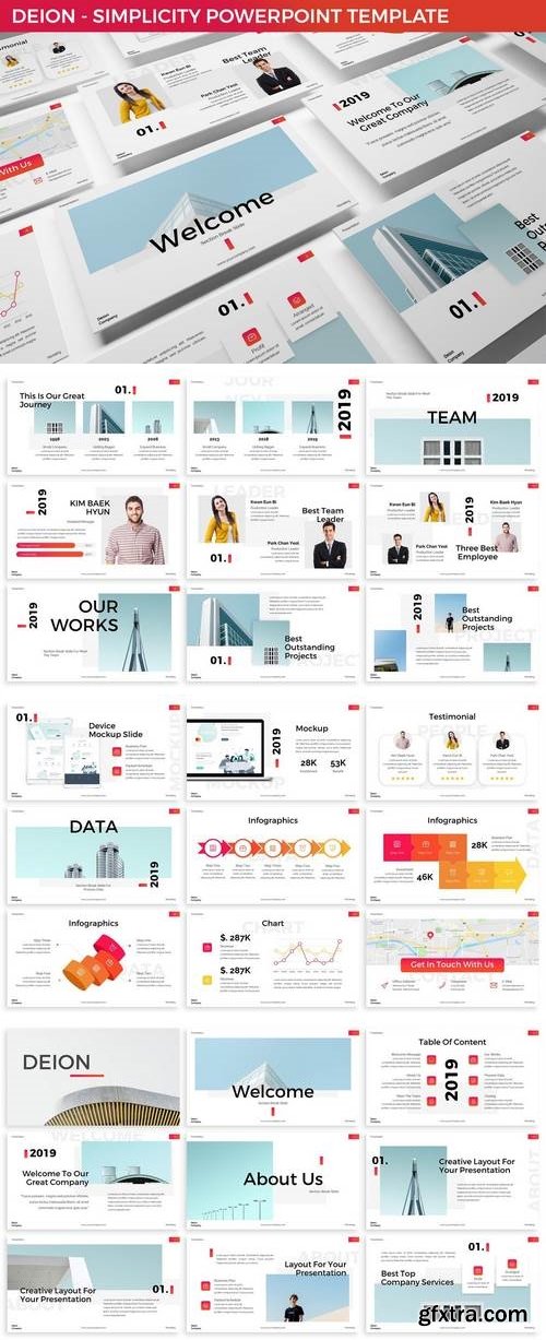 Deion - Simplicity Powerpoint Template