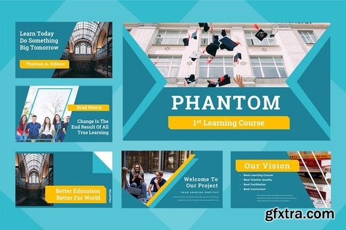 Phantom Education - Powerpoint Keynote and Google Slides Templates