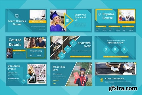 Phantom Education - Powerpoint Keynote and Google Slides Templates