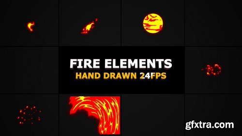 Videohive Cartoon Fire FX 23012383