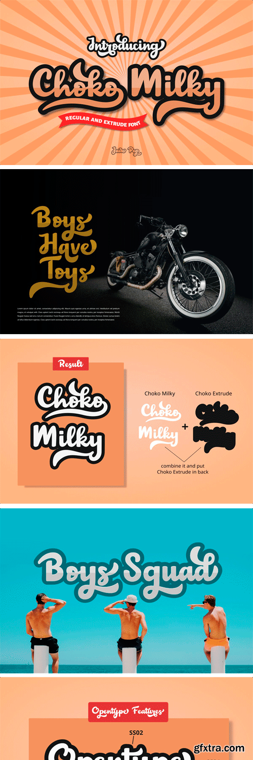 CM - Choko Milky // Fun and Bold Fonts 3367958