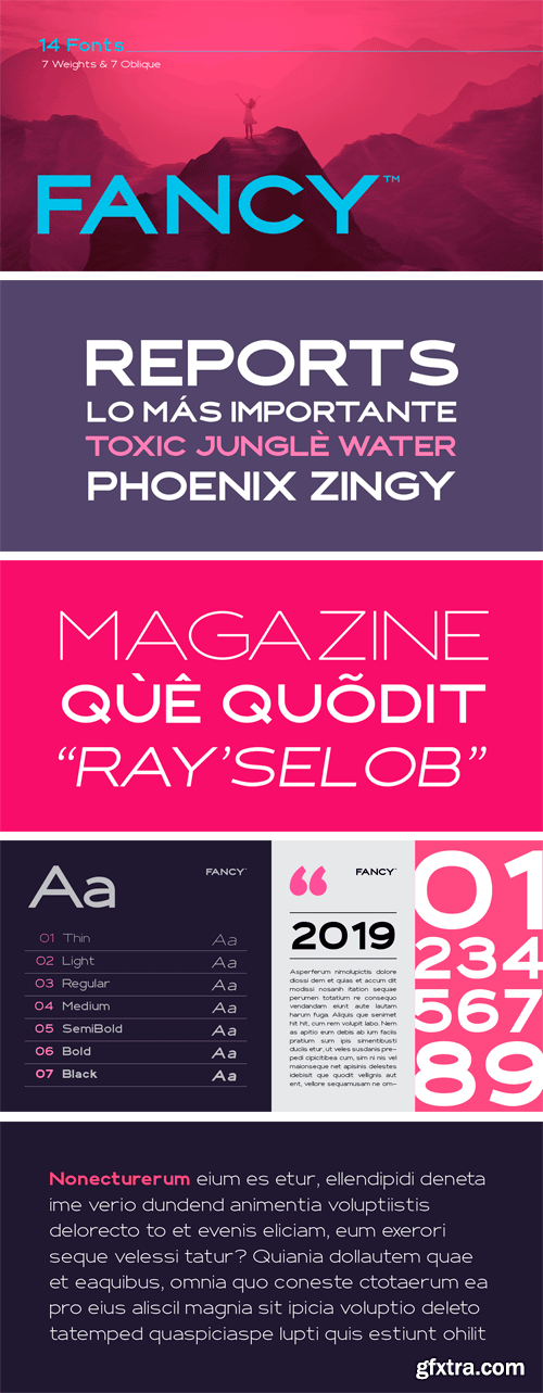 Fancy Font Family