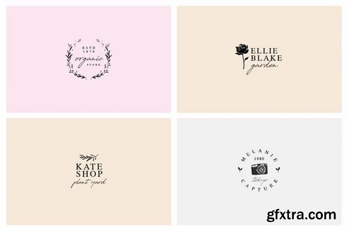 12 Floral Logos