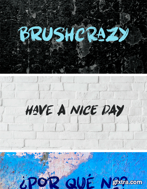 Brushcrazy Font Family