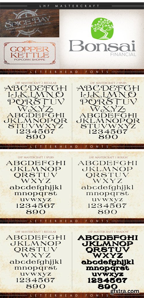 LHF Mastercraft Font Family