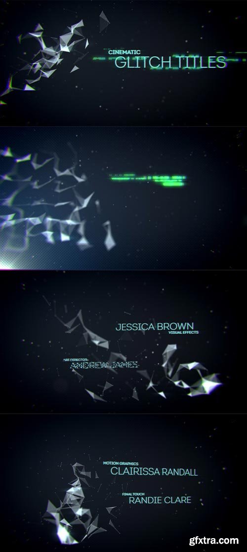 Videohive - Cinematic Glitch Titles - 9452710