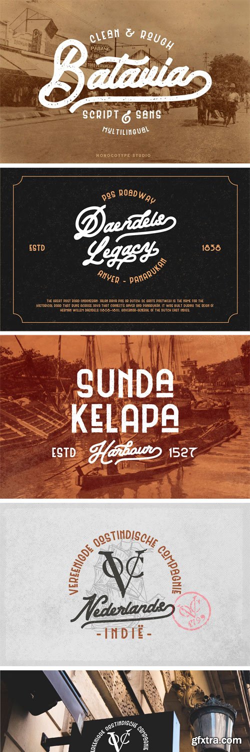 CM - Batavia Script & Sans 3389973