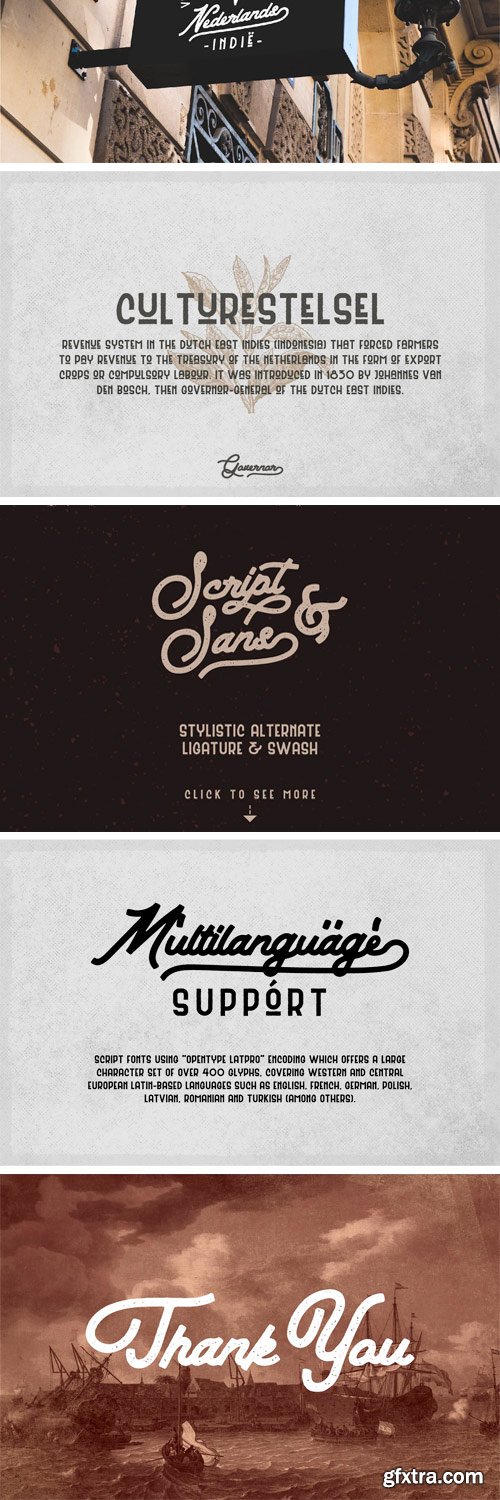 CM - Batavia Script & Sans 3389973