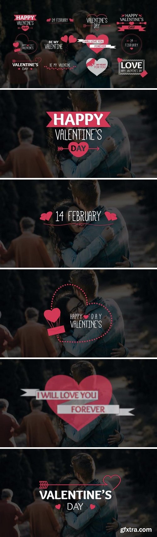 MotionArray Valentine\'s Day Titles 166616