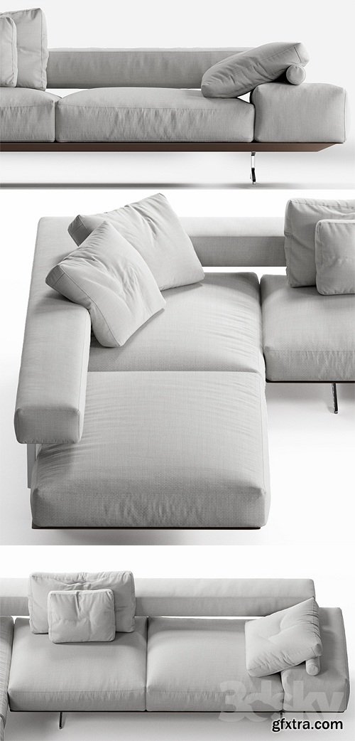 Flexform Wing sofa 3d model