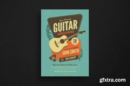 Guitar Lessons Flyer